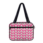 Cute Poodle Pattern Print Double Strap Bible Bag