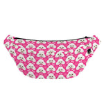 Cute Poodle Pattern Print Fanny Pack