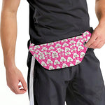 Cute Poodle Pattern Print Fanny Pack