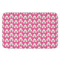 Cute Poodle Pattern Print Indoor Door Mat