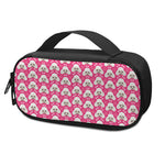 Cute Poodle Pattern Print Insulin Cooler Travel Case
