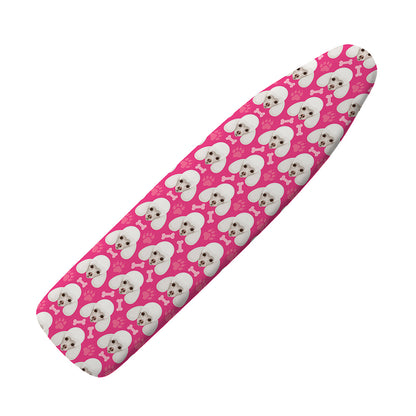 Cute Poodle Pattern Print Ironing Board Cover