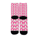 Cute Poodle Pattern Print Long Socks