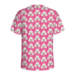 Cute Poodle Pattern Print Men's Sports T-Shirt