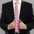 Cute Poodle Pattern Print Necktie