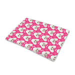 Cute Poodle Pattern Print Pet Cooling Mat Cover
