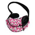 Cute Poodle Pattern Print Pet Sling Carrier