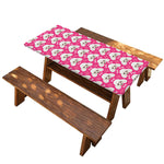 Cute Poodle Pattern Print Picnic Table Cover