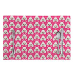 Cute Poodle Pattern Print Placemat