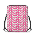 Cute Poodle Pattern Print Rectangular Crossbody Bag