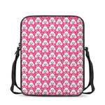 Cute Poodle Pattern Print Rectangular Crossbody Bag