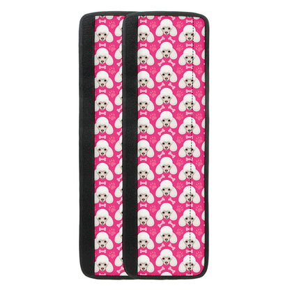 Cute Poodle Pattern Print Refrigerator Handle Covers