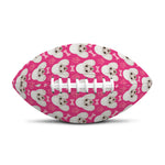 Cute Poodle Pattern Print Rugby Ball