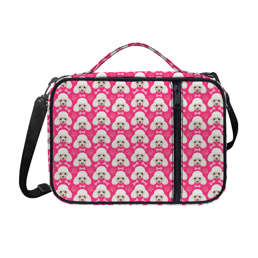Cute Poodle Pattern Print Shoulder Strap Bible Bag