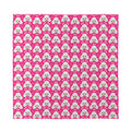 Cute Poodle Pattern Print Silk Bandana