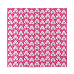 Cute Poodle Pattern Print Silk Bandana