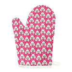Cute Poodle Pattern Print Single Oven Mitt