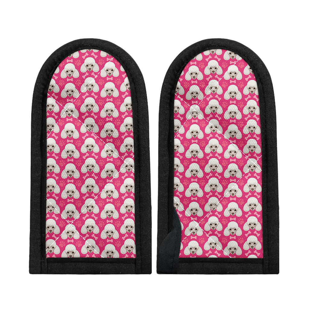 Cute Poodle Pattern Print Skillet Handle Cover