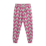 Cute Poodle Pattern Print Sweatpants