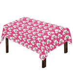 Cute Poodle Pattern Print Tablecloth