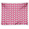 Cute Poodle Pattern Print Tapestry