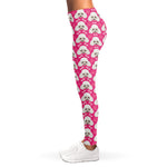 Cute Poodle Pattern Print Women's Leggings