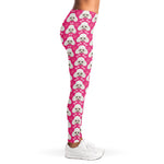 Cute Poodle Pattern Print Women's Leggings