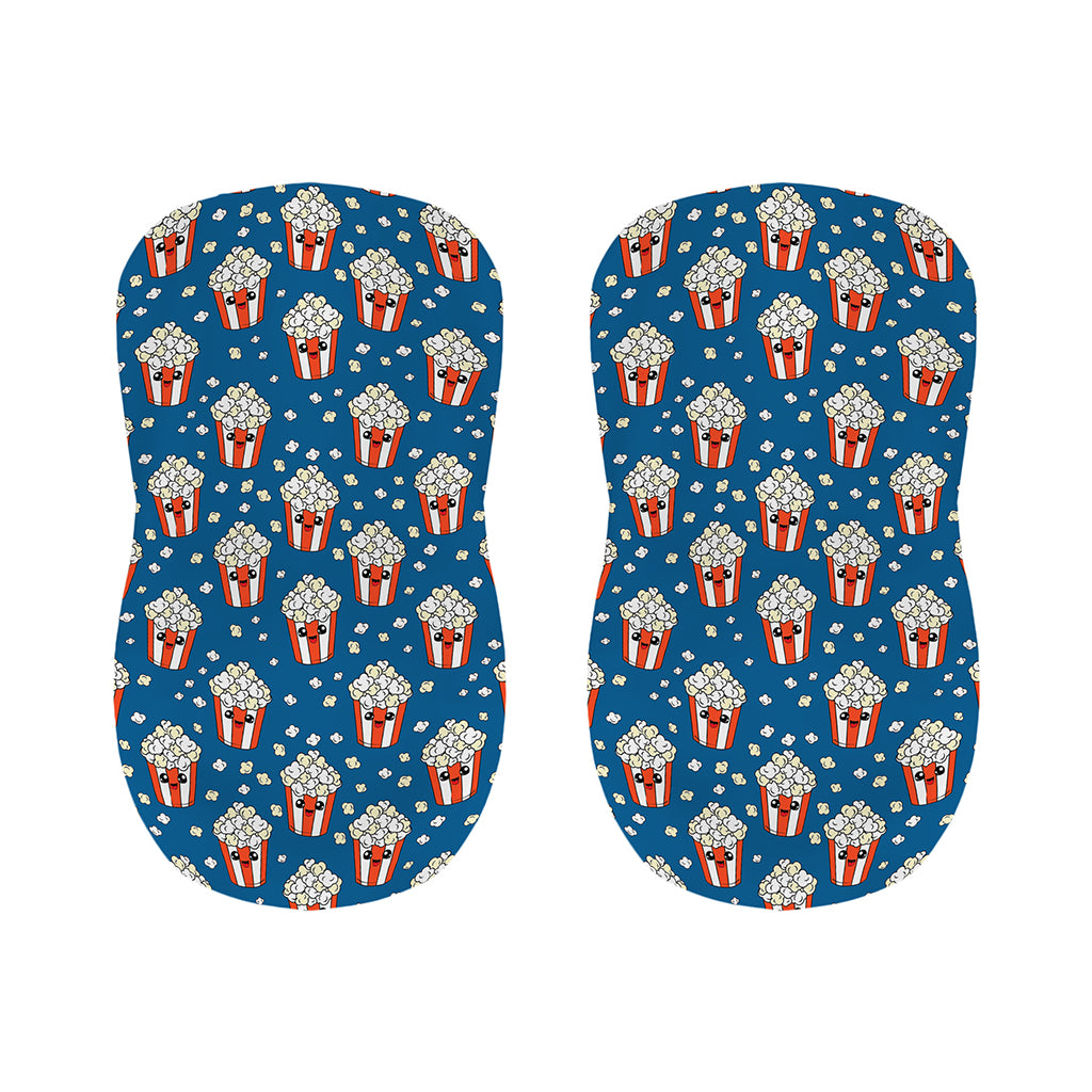 Cute Popcorn Box Pattern Print Bar Stool Covers
