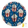 Cute Popcorn Box Pattern Print Basketball