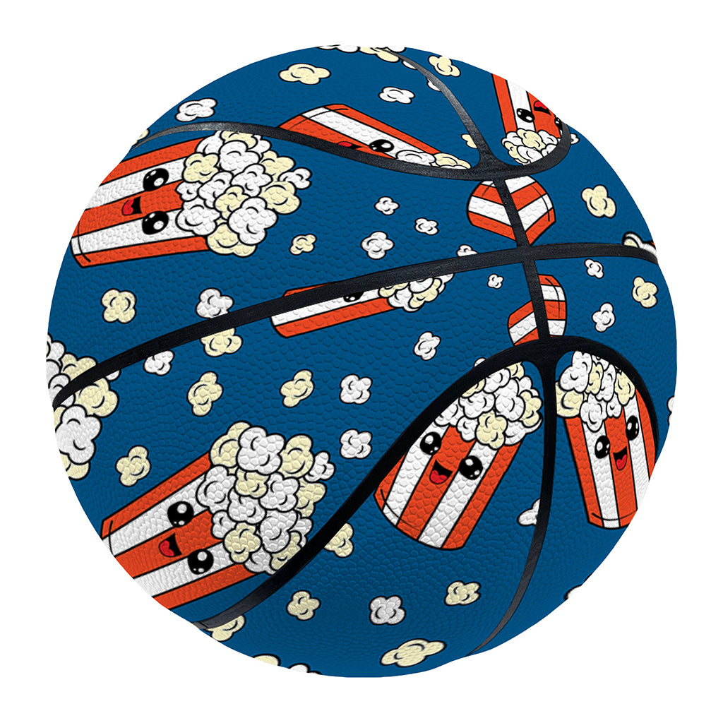 Cute Popcorn Box Pattern Print Basketball