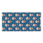 Cute Popcorn Box Pattern Print Beach Towel