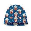 Cute Popcorn Box Pattern Print Beanie