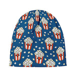 Cute Popcorn Box Pattern Print Beanie