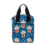Cute Popcorn Box Pattern Print Bible Tote Bag