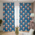 Cute Popcorn Box Pattern Print Dimout Pencil Pleat Curtains