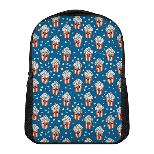 Cute Popcorn Box Pattern Print Casual Backpack