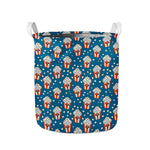 Cute Popcorn Box Pattern Print Collapsible Laundry Basket