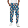 Cute Popcorn Box Pattern Print Cotton Sweatpants