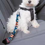 Cute Popcorn Box Pattern Print Dog Seat Belt