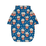 Cute Popcorn Box Pattern Print Dog Zip Up Hoodie