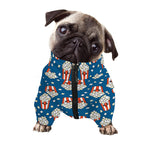 Cute Popcorn Box Pattern Print Dog Zip Up Jacket