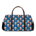 Cute Popcorn Box Pattern Print Duffel Bag