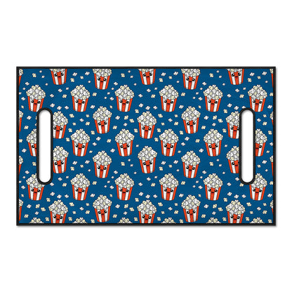 Cute Popcorn Box Pattern Print Golf Cart Seat Cover