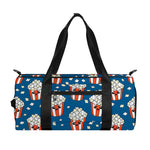 Cute Popcorn Box Pattern Print Gym Bag