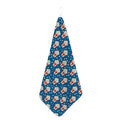 Cute Popcorn Box Pattern Print Hand Towel