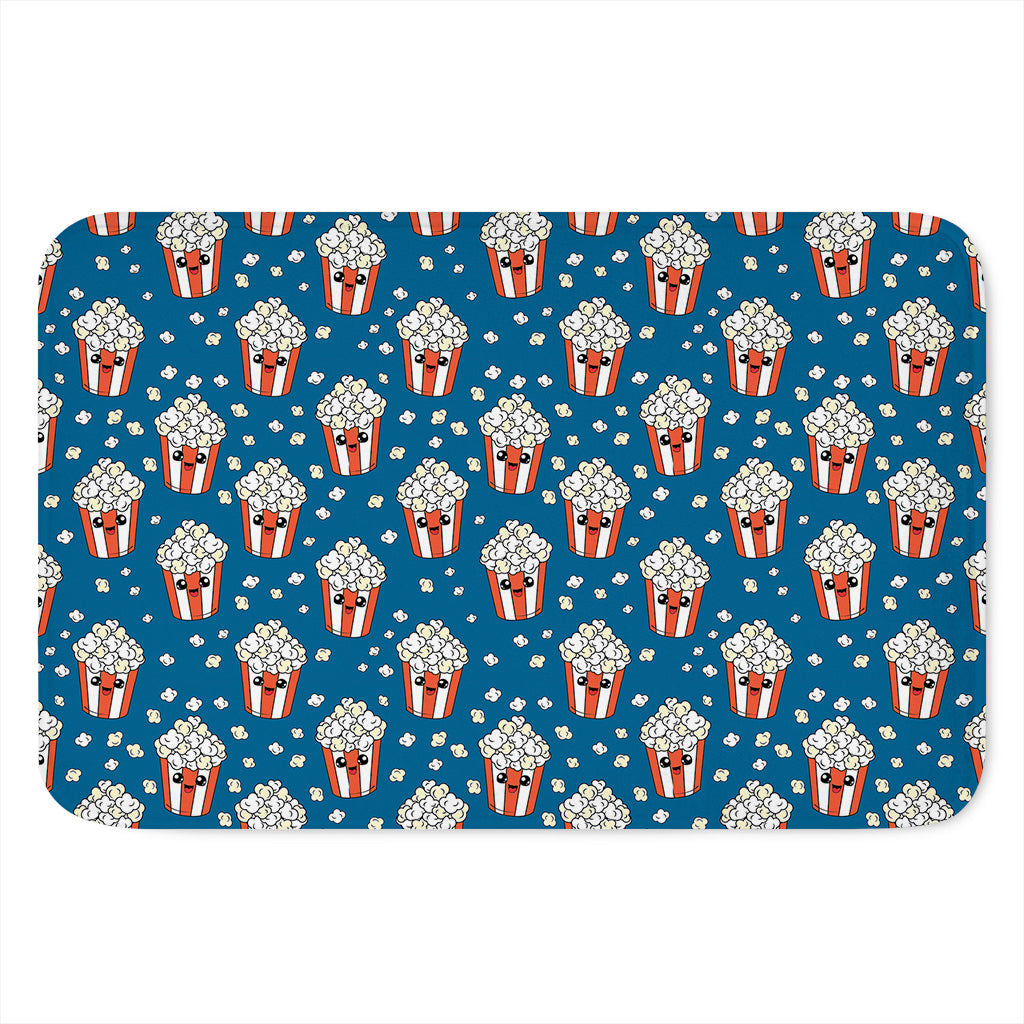 Cute Popcorn Box Pattern Print Indoor Door Mat