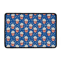 Cute Popcorn Box Pattern Print Kitchen Mat