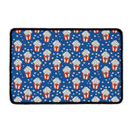 Cute Popcorn Box Pattern Print Kitchen Mat
