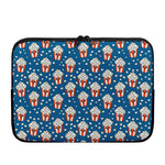 Cute Popcorn Box Pattern Print Laptop Sleeve