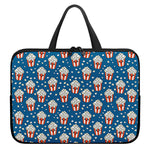 Cute Popcorn Box Pattern Print Laptop Sleeve With Handle